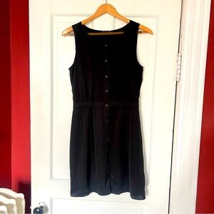 THEORY 100% Silk Dress Sleeveless and Black Size 6